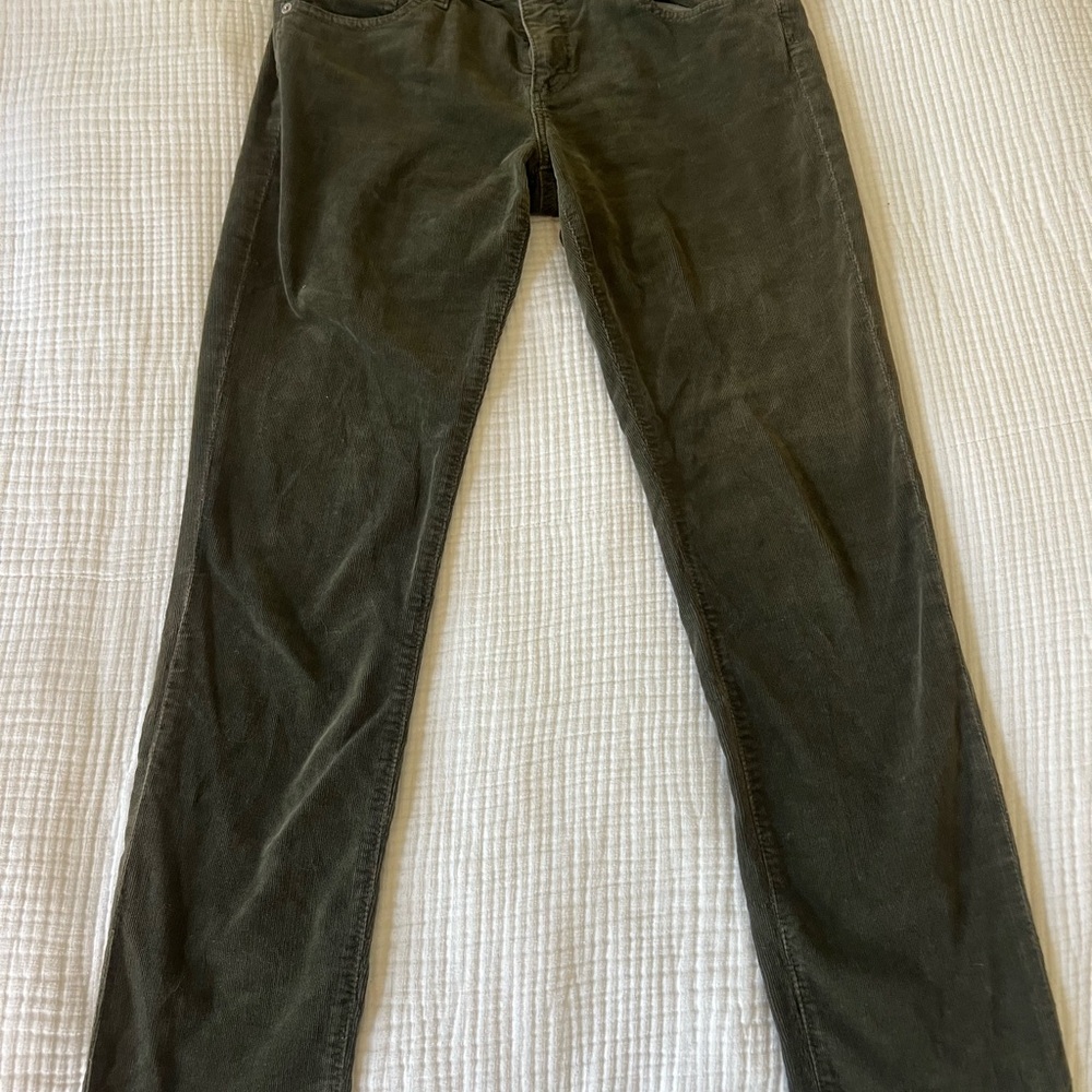 Olive Green Corduroy Pants